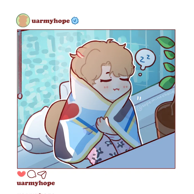 Instagram 🐿🐱 #sope #sopefanart 