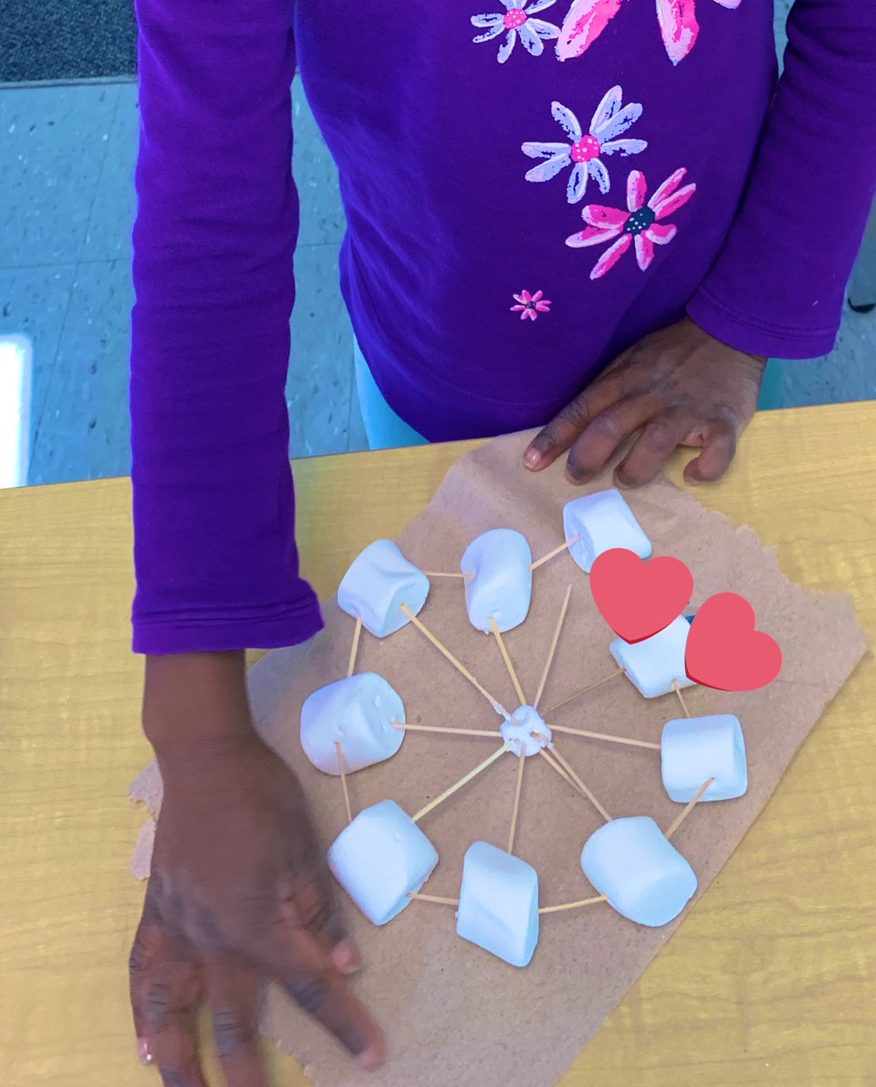 Symmetry and marshmallows! 💜💜❄️❄️Lots of fun on a chilly day! <a href="/PAlgonquin/">Algonquin PS</a> <a href="/tvdsbmathk8/">tvdsbmath</a>