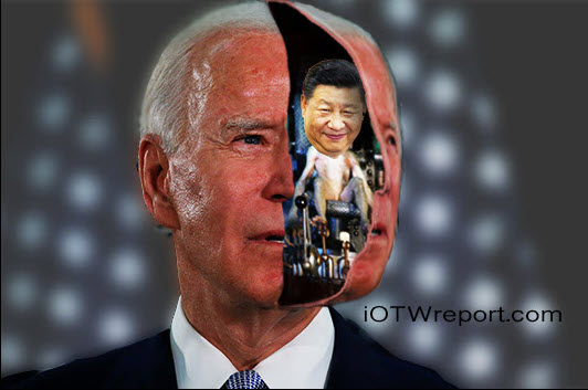 CA_LIgator's tweet photo. Xi I wonder who is pulling Joe's levers and pushing his buttons? 🇨🇳
#ChicomJoe #BidenWorstPresidentEver #BidenIsALaughingstock https://t.co/s8QyKs4C7c