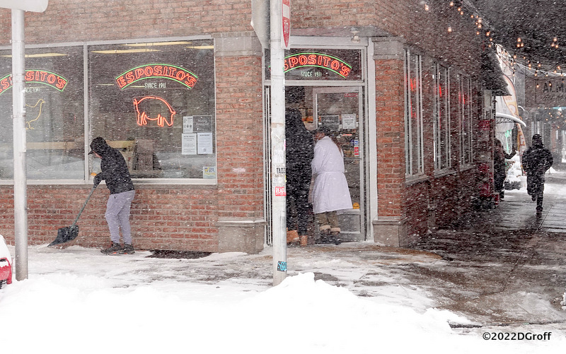 @italianmarket shaking off a few inches of snow, no problem. #italianmarket #philly #visitphilly 1/29/22. #southphilly @BVNeighbors #snow @SheilaShowPHL @SoPhReview