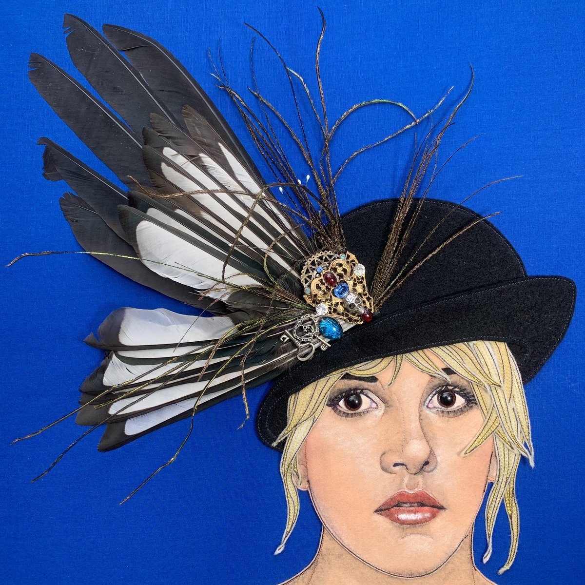 JaneSandersart's tweet photo. ON THIS DAY IN 1969 FLEETWOOD MAC HAD THEIR ONLY NUMBER ONE SINGLE, “ALBATROSS “. HERE’S A PORTRAIT OF STEVIE NICKS THAT I STITCHED IN 2020. KEEP YOUR EYES PEELED FOR A NEW STEVIE PORTRAIT COMING THIS YEAR!! @fleetwoodmac @StevieNicks https://t.co/90gBnigBKQ