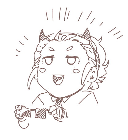 今夜は眠すぎてなにも描けなかった絵チャスティス 