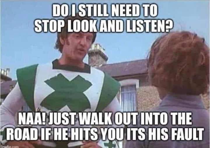 petemac749's tweet image. #GreenCrossCode v #HighwayCode