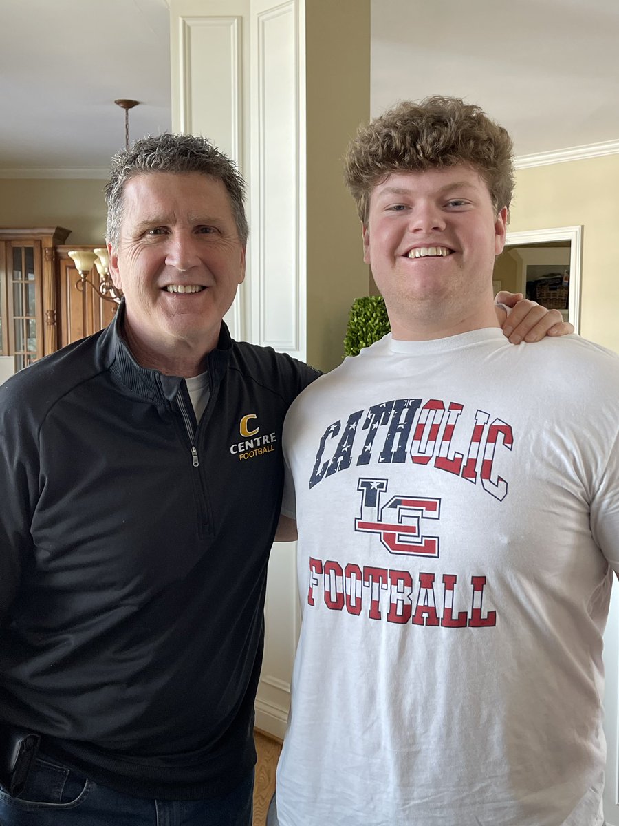 I want to thank my family and coaches for helping me reach my goal of playing college football. I want to thank all of the colleges that gave me the opportunity to play at there school. With that being said I will be continuing my academic and athletic career at Centre College!