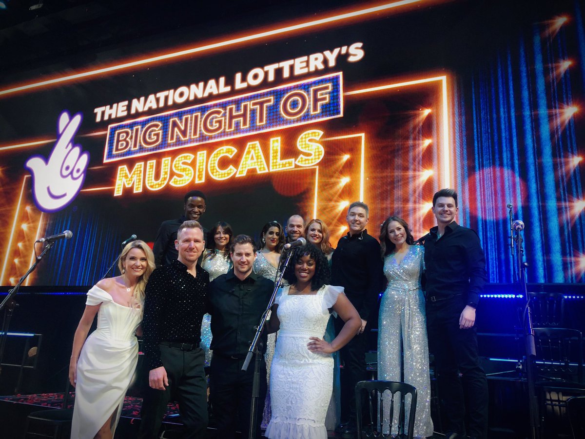 DanielConwayUK's tweet photo. Sit back, relax and enjoy the show! National Lottery’s BIG NIGHT OF MUSICALS! Hope you enjoy 💙 Such an incredible experience! #nationallottery #BigNightOfMusicals https://t.co/vxu1cYqaHZ