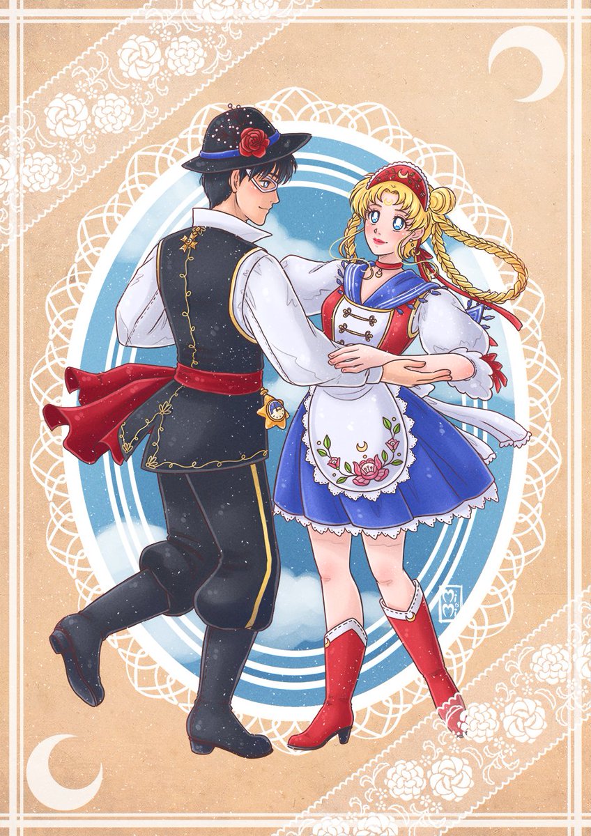 .sailor moon hungary~
i really love hungarian traditional clothes, sailor moon and designing, so this is how this piece was born❤️ i hope you will enjoy it as much as i did drawing it❤️
#SailorMoon #folkdance #hungarian #traditionalclothing #anime #fanart