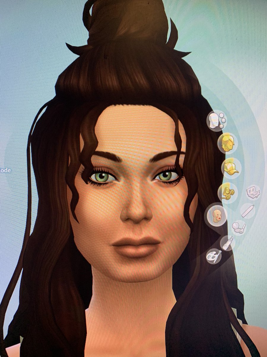 I accidentally made my sim look a little bit like <a href="/ChannonRose/">.</a> so I named her Channon 🥰 she’s gonna be a creative gardener and master maker