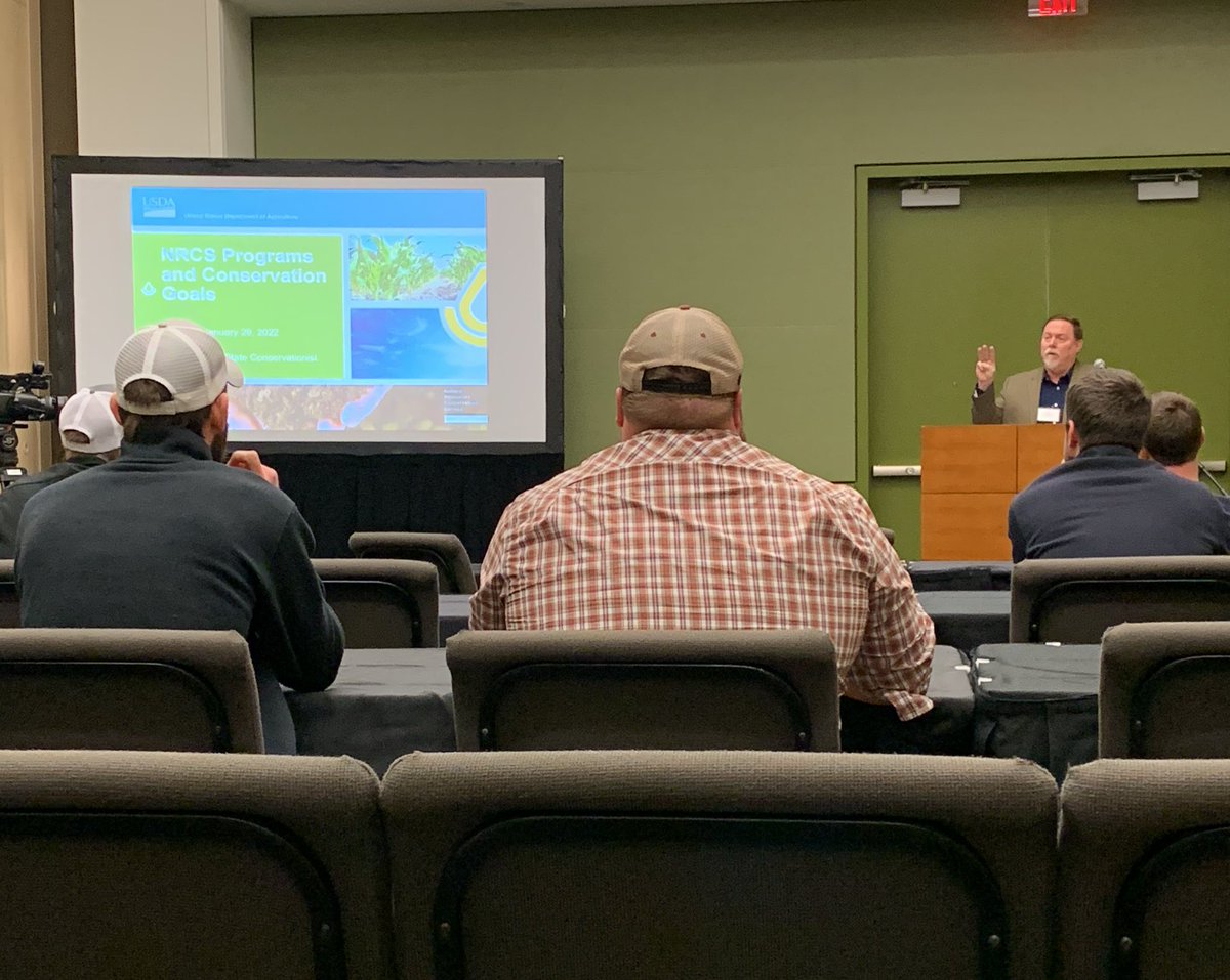 iacovercrop's tweet photo. If you are thinking about working with the @IowaNRCS, their focus is a systems approach. They want to know what your long term goals are for your land. #IAYF22 https://t.co/47f9ozDtl0