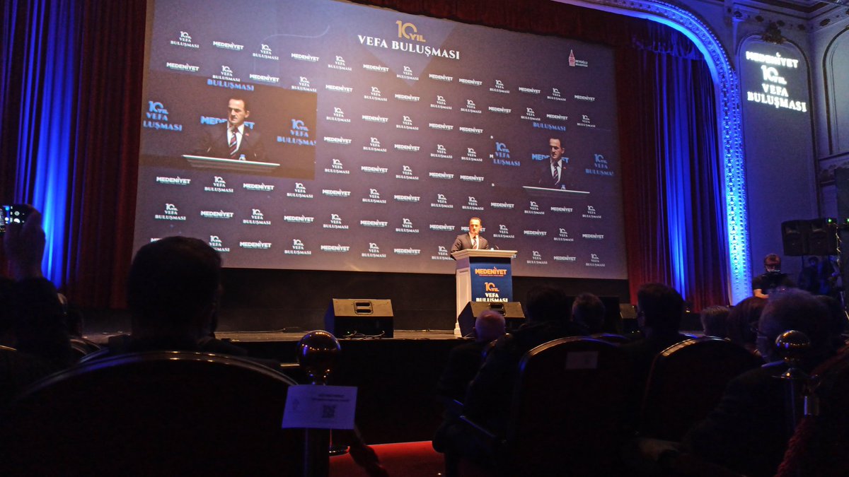 NumannCetinkaya's tweet photo. @haydaraliyildiz #Medeniyet10Yıl https://t.co/37pfMKKPAW