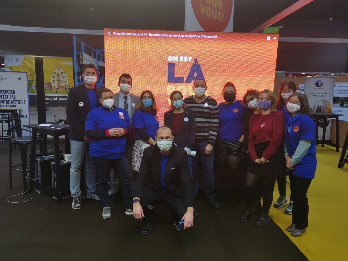 🎬 Clap de fin du <a href="/SFEAlsace/">SFEAlsace</a> 2021 #Colmar. 
Merci à nos partenaires #ForceEmploi68 pour leur présence ainsi qu'aux recruteurs venus rencontrer des candidats. 
Bravo aux équipes @poleemploi_GE #HautRhin pour leur implication sans faille 👏👏
#TousMobilisés
Rdv en 2022 😀