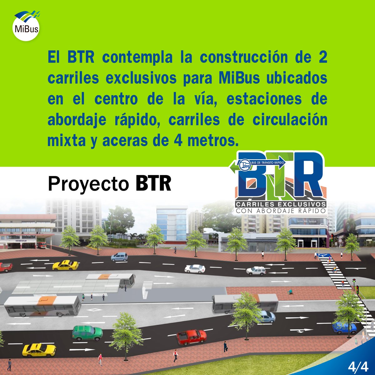 ¿Quieres conocer cómo se verá el proyecto BTR en la Vía España? 

Conoce un poco más sobre el mismo en este tweet🚍

#BTRMiBusPanamá