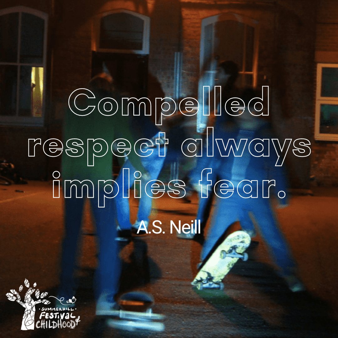 SHillChildFest's tweet photo. #asneill #summerhill #summerhillfestivalofchildhood #respect #education https://t.co/pTPOghXn0W