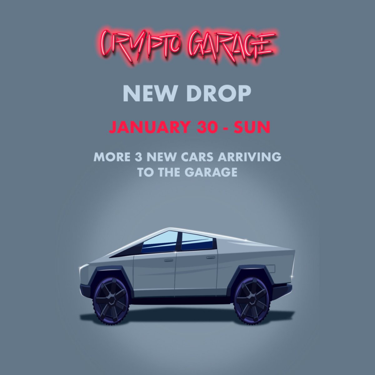 CryptoGarageNFT's tweet photo. NEW DROP TOMORROW 🔥 CHECK OUT OUR GARAGE @opensea ! 

#Crypto #NFTs #NFTdrop #NFTCommunity #cars https://t.co/pj9BRic0rs