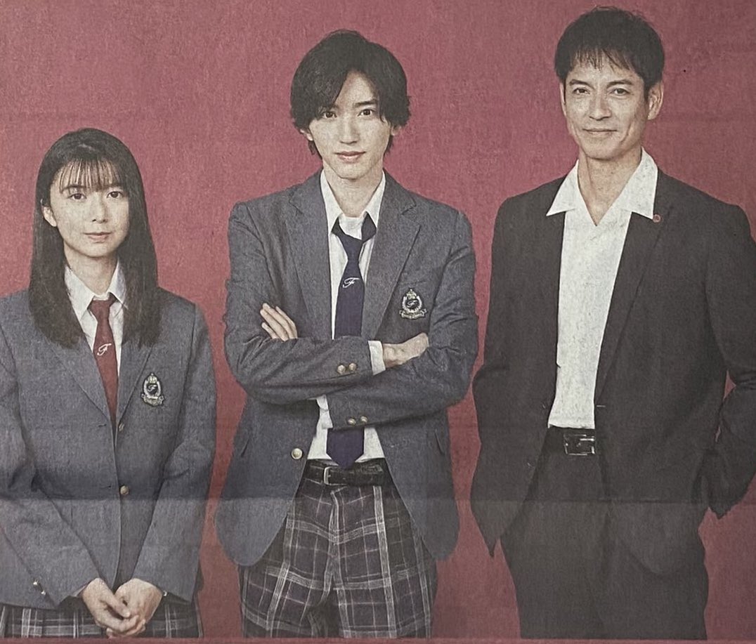 micchisbangs's tweet photo. The cast of #kindaichi5 release🎉🎉🥳

#MichiedaShunsuke（#道枝駿介 )➡️ Kindaichi Hajime (金田一一)

Kamishiraishi Moka（#上白石萌歌 ）➡️ Miyuki Nanase (七瀨美雪)

Sawamura Ikki（#沢村一樹）➡ Isamu Kenmochi（剑持勇）

#金田一少年の事件簿 
#道枝金田一 
#道枝くん
#みっちー https://t.co/diWb5jQdao