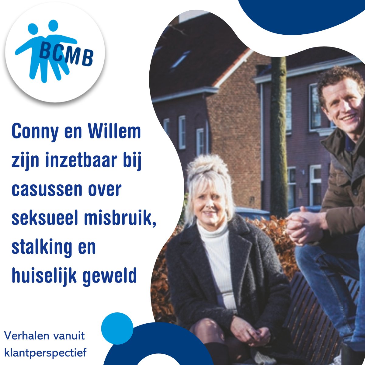 _bcmb's tweet image. “Ze heeft een enorme kracht in zich, waardoor ze mensen hoop geeft”, dat zegt #cliëntondersteuner Willem Willemsen over Conny van Hoek. Conny is ervaringsdeskundige op seksueel misbruik, stalking en huiselijk geweld. bcmb.nl/praktijkverhal… #cliëntondersteuning #BCMB