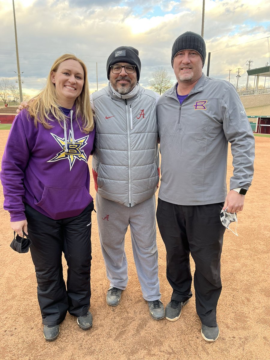 We had the honor to attend and watch a practice with the BEST, <a href="/AlabamaSB/">Alabama Softball</a>!   Thank you guys for the opportunity! <a href="/UACoachMurphy/">Patrick Murphy</a> <a href="/MontanaFouts/">Montana Fouts</a>  #BoltsBoom #RollTide