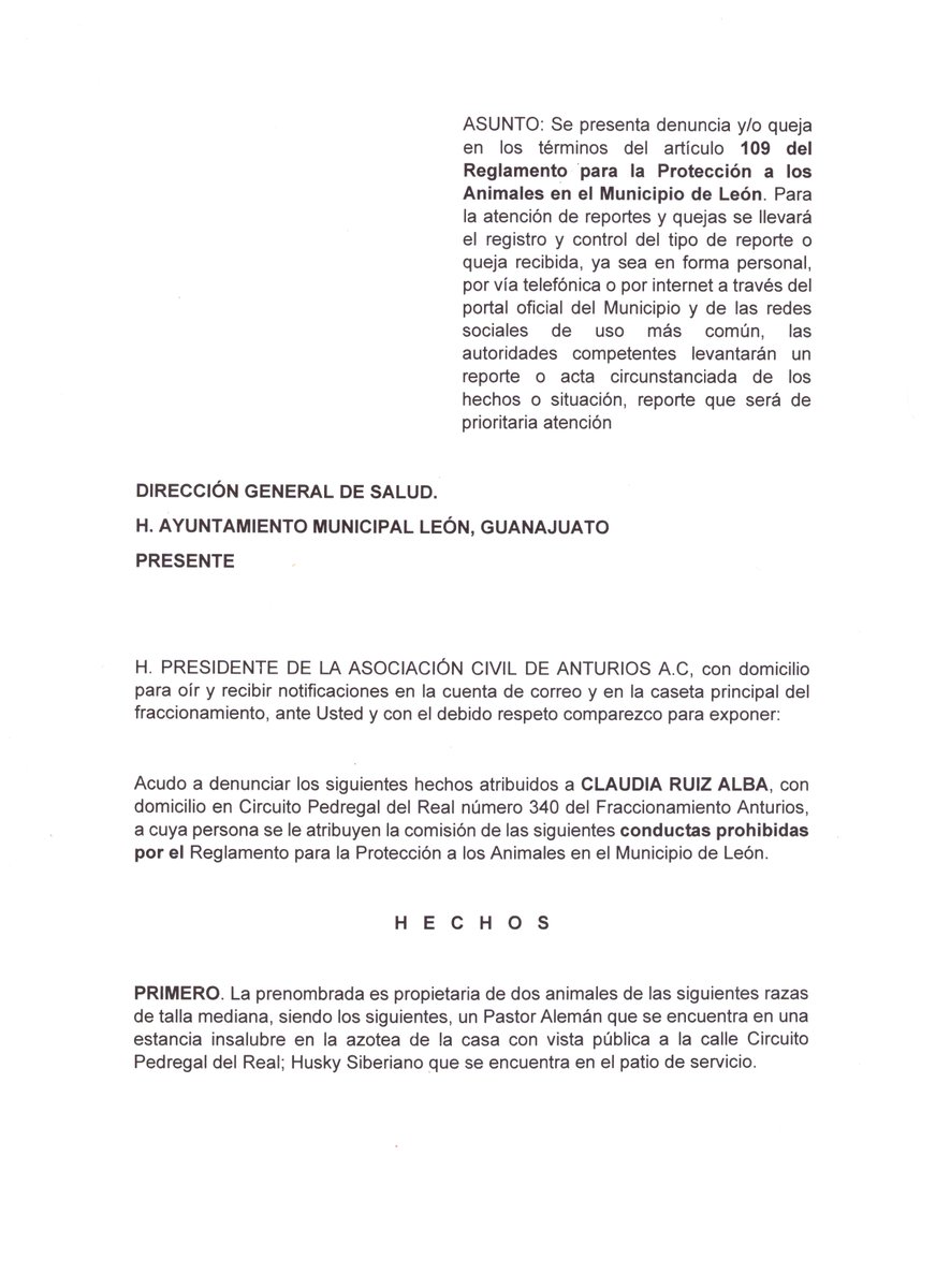 AcColonos's tweet photo. @LeonSaludable Salud Municipal Leon
@ambiente_leon Dirección de Medio Ambiente
@atencionaleon Atención Ciudadana León

Solicitando su atención a la siguiente denuncia
El artículo 34 del Reglamento para la Protección a los Animales
en el Municipio de León, Guanajuato https://t.co/tiiJvqAB9U