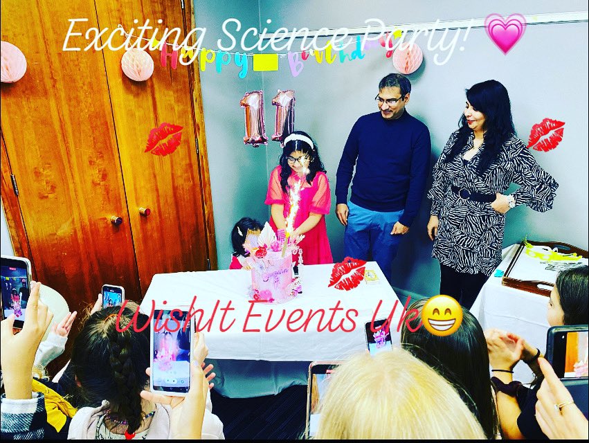Totally gorgeous 11th Birthday girl Samara! 
5hours of wonderful #science #games #disco 

#decor #party #planner #beautiful #bedfordshire #party-planner #wedding #21st #30th #40th #50th #catering #flower-wall #artificial-flowers #baby-shower #surprise #Hertfordshire
