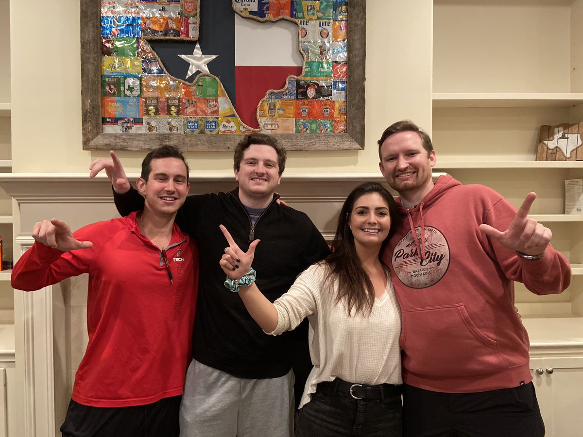 RamblinRaiders's tweet photo. Happy Gameday! Here’s a throwback pic of our 29th episode about Valentine’s Day and cheerleading! Show us your Red Raider spirit as we get ready to take on the Mud Dawgs! #WreckMSU https://t.co/Z7JYwuFgzj