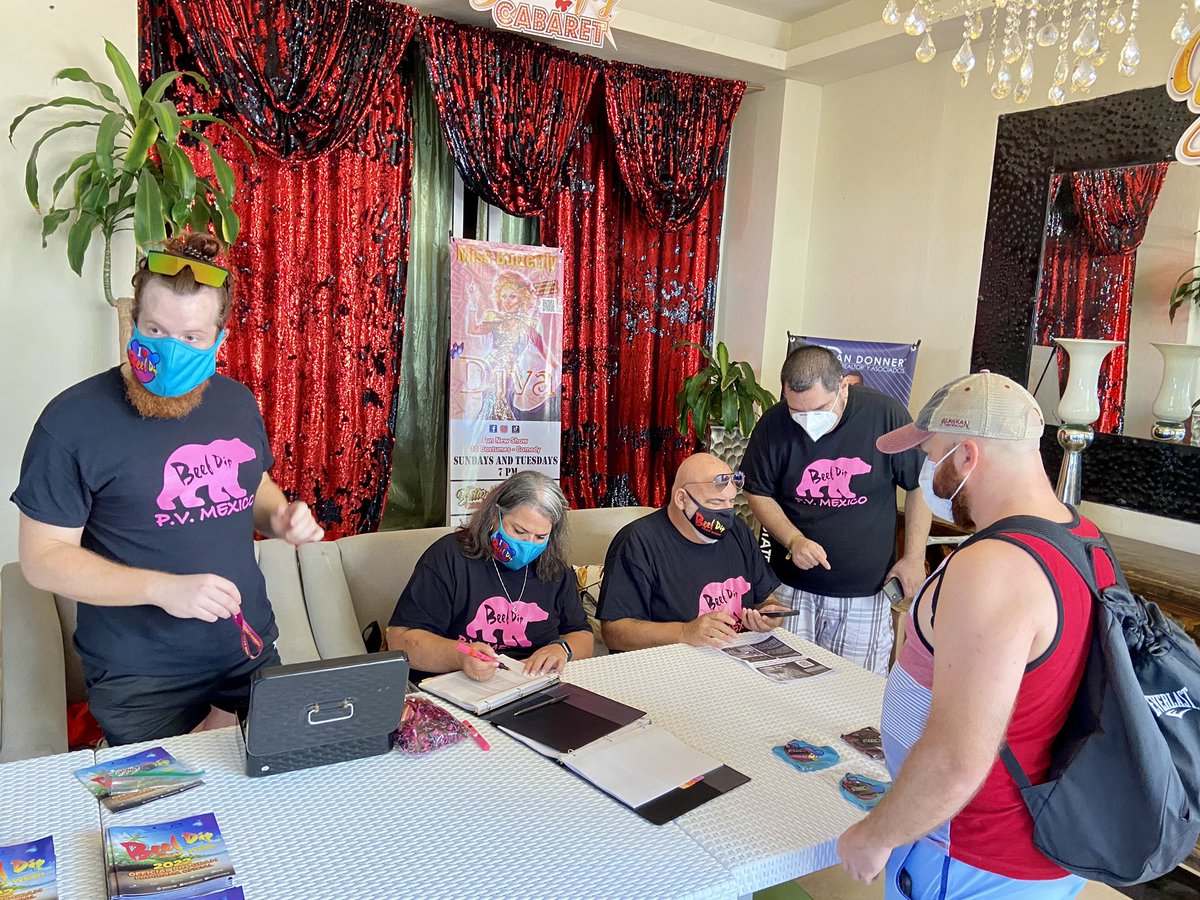 BeefdipBearweek's tweet photo. And we begin! #beefdip2022 is now officially open at the #bluechairs hotel lobby until 5pm today. Also later this evening 8pm we have the PreWelcome center at @MantamarBC come and say hi!
#beefdipbearweek #ososmexico #gaybear #bearweekpuertovallarta #bearweek #beartravel https://t.co/vlampRK1gG