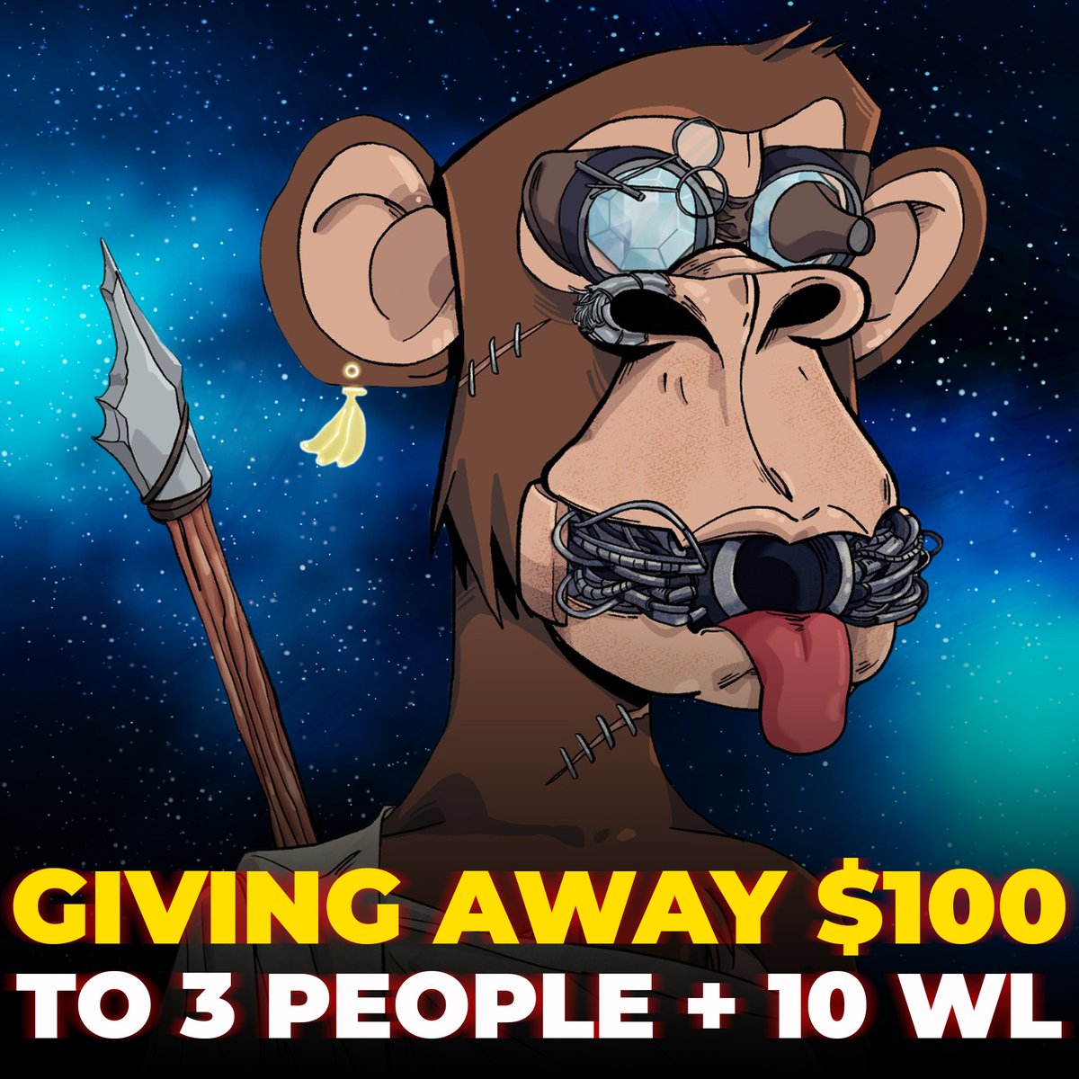 EvolutionApes's tweet photo. Come tune into our AMA at 9PM UTC in discord! ⁉

$100 will be given to 3 live listeners + 10 WL spots!

Roadmap items discussed + answering all questions from the community! 👇
https://t.co/5GK1EkaqEb https://t.co/70i7Dslsak