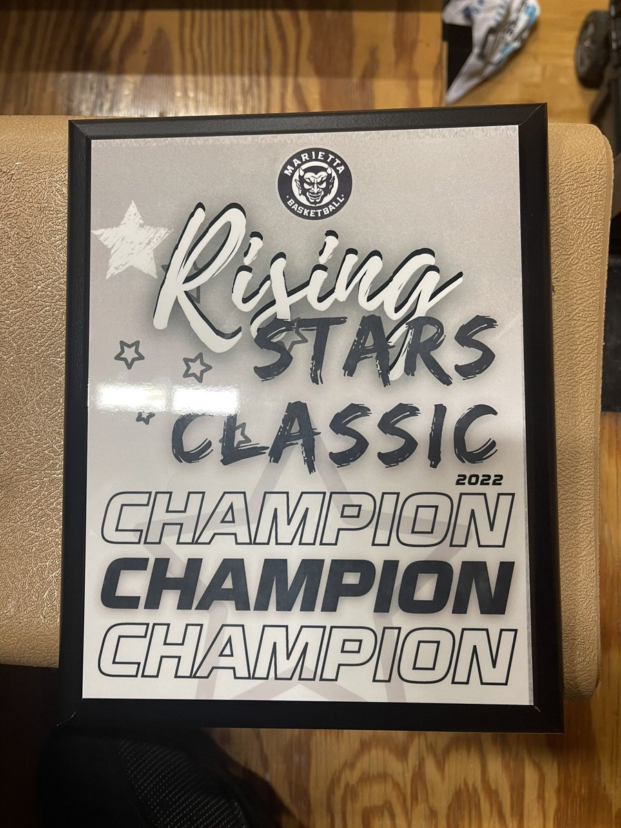 Congratulations to our North JV Girls.  For winning the Rising Stars Classic tournament at Marietta High School.  Great job ladies and Coach Stone and Coach McCorvey