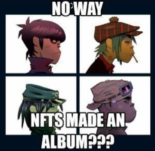 communft_xyz's tweet photo. A Gorillaz NFT collection would be fire 🔥 

#COMMUNFT #NFT #NFTs #nftmemes #NFTCommmunity #nftcollector #opensea https://t.co/0l1aly5xOY