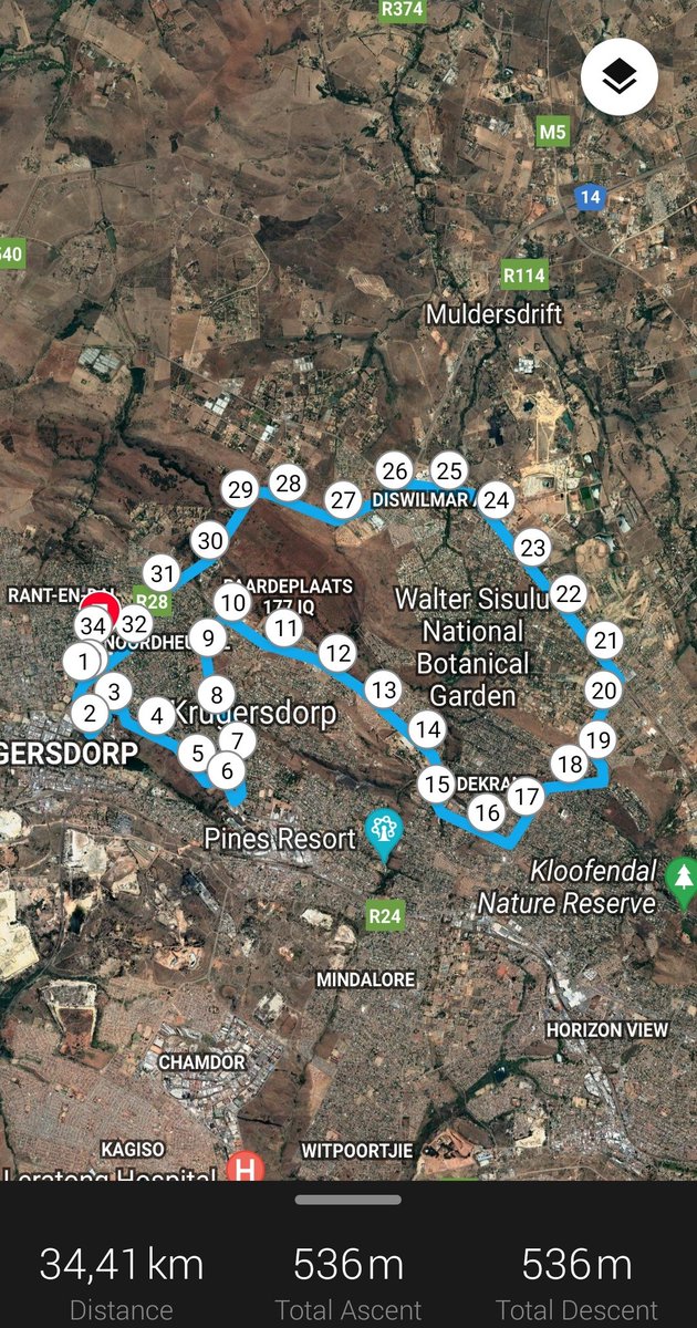 Anza85's tweet photo. Tomorrow route profile. Program said hilly route. Last time I ran this route for 32km it gave me 600m+ elevation gain. #SoloLongRun #Lonewolf #SkhindiGang #TwoOceansTraining https://t.co/vMjCgH0p9Y