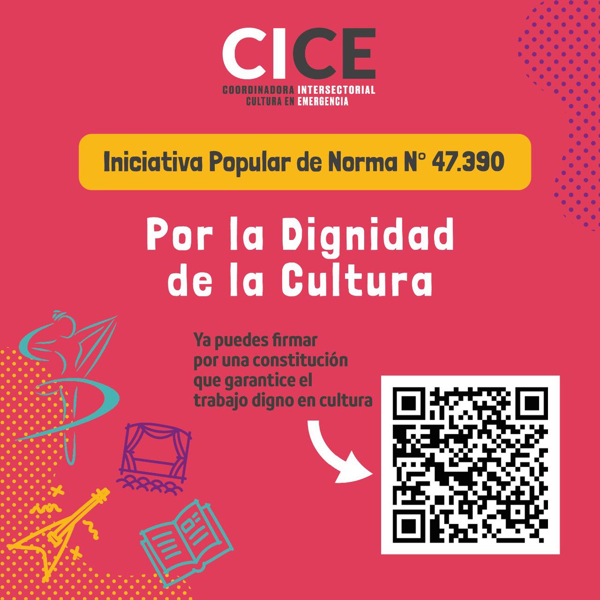 Les invitamos a firmar por estas dos iniciativas de @cice_chile 

Garanticemos la Cultura en la Nueva Constitución.

¡Sólo quedan 5 días para firmar!

#porunanuevaeducacion
plataforma.chileconvencion.cl/m/iniciativa_p…

#porladignidaddelacultura
plataforma.chileconvencion.cl/m/iniciativa_p…