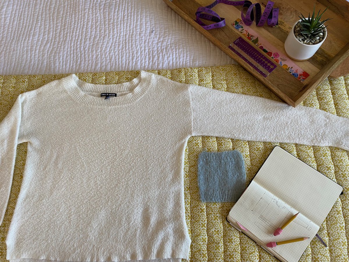 LilChurchKnits's tweet photo. I'm measuring up my favorite ugly sweater for this 3-part series! Can't wait til it's made in brushed alpaca silk! Little Church Knits https://t.co/MKrLMDEumz

Be first to learn a... https://t.co/MKrLMDEumz

#knitasweater #designyourownsweater #favoritesweater #howtoknitafavorite https://t.co/CL2wdoiBBr