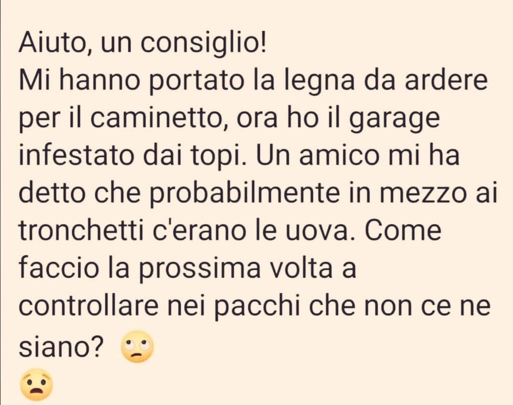 Nicola_Bressi's tweet photo. Ma torniamo a parlare di zoologia.
In che stagione i topi depongono le uova? https://t.co/ADgWqg9aum