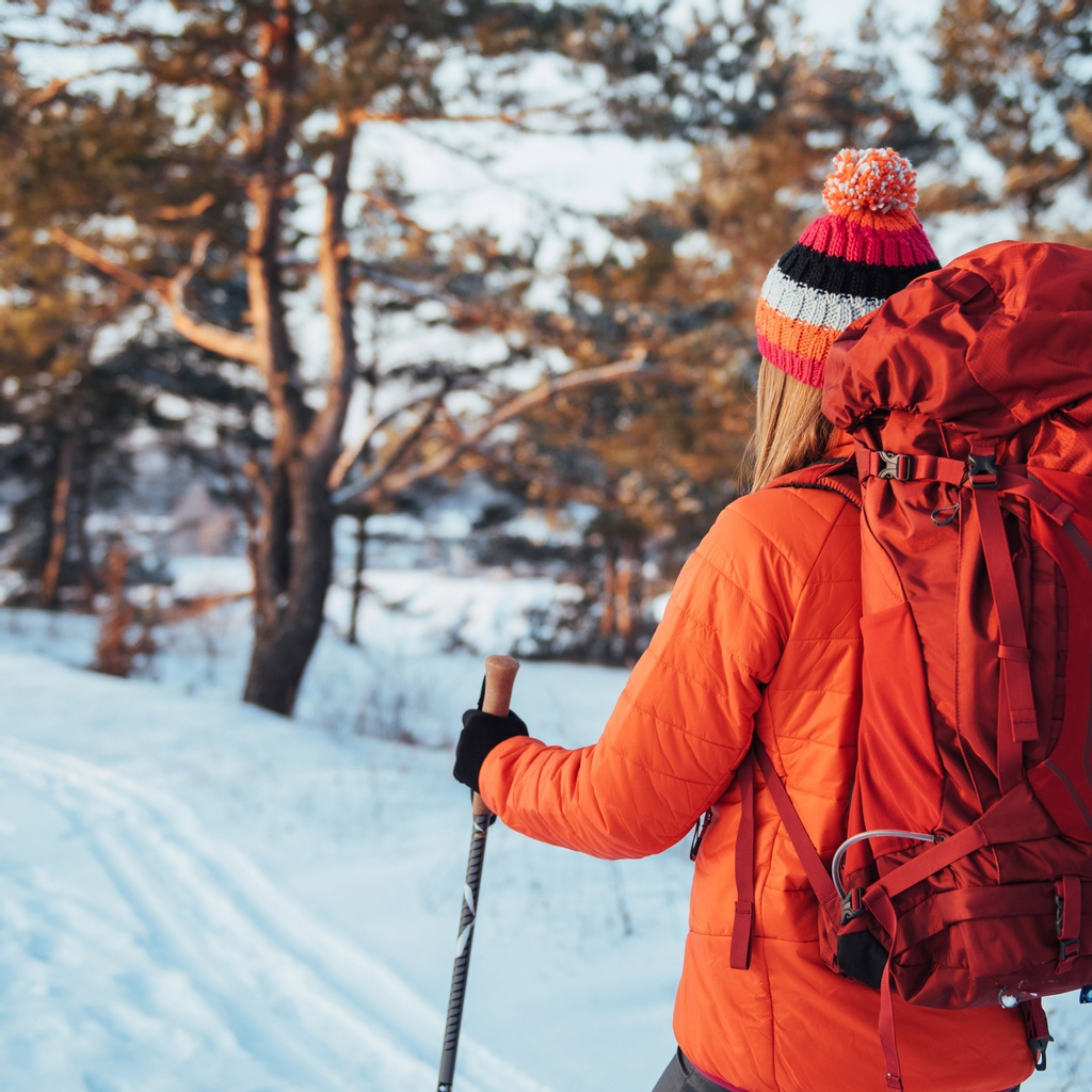 Feeling some cabin fever? Get out into nature! Yes – even in the winter.❄

Bundle up and try something new like snowshoeing or cross-country skiing. Just because it’s cold out, doesn't mean you have to stay in. A change in scenery and fresh air may be all you need to recharge!