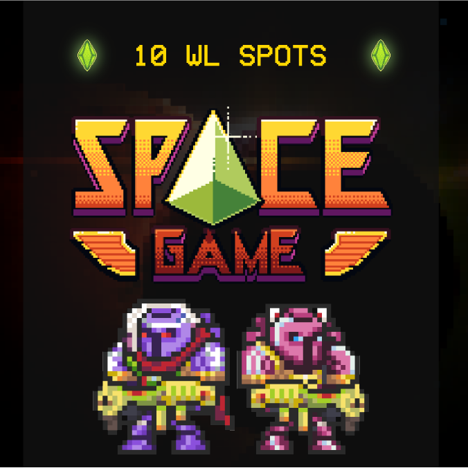 spacenftdotgame's tweet photo. 🏆[⁺WL GIVEAWAY⁺]🏆
ONE OF THE LAST GIVEAWAYS;
WE ARE DOING 10 WL SPOTS. 

All you have to do is:

1⃣Follow @spacenftdotgame
2⃣Like &amp; RT this tweet.
3⃣Tag your friends. 

This lasts 24 Hours! 
✨Goodluck✨ https://t.co/nWBg37ecX0