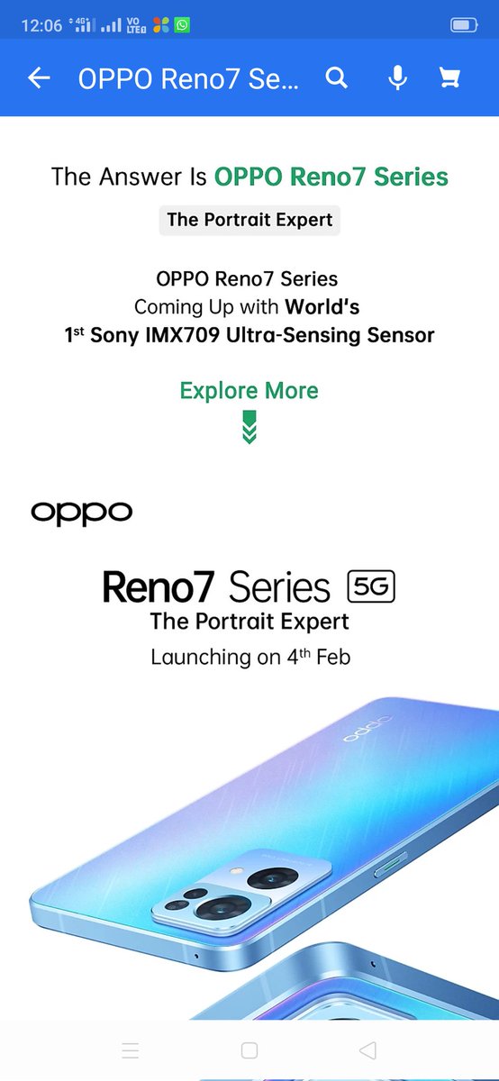 Answer :- Smartphone

#GuessTheGearChallenge #OPPOReno7Series #ThePortraitExpert 
<a href="/OPPOIndia/">OPPO India</a> <a href="/Flipkart/">Flipkart</a> 

Join
<a href="/vandanasehgal3/">Angel</a>
<a href="/Ashapanchal8/">ash</a> 
@abha_mishra19 
<a href="/bokadia_vinita/">Vinita Bokadia</a> 
<a href="/Meenusettu/">Jyothi Lakshmi</a>