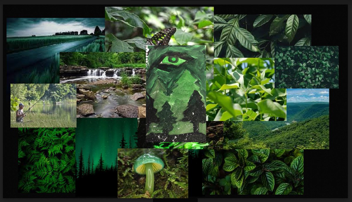 GremillionArts's tweet photo. Moodboards 2.0 - The Ss used color psychology &amp; designed based on their partner's "happy place"  - knowledge of tints, shades, tones helped create a painted art piece incorporated in the design #designthinking #moodboard @JeffersonJH68 @TarahTesmer @Woodridge68 https://t.co/G1Ol52WkGh