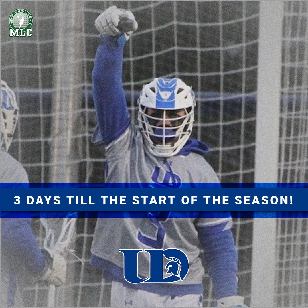 Closing in on the start of the season!  3 days away!!!! Wearing #3 for his final season is captain and senior midfielder Zach Schmitt!

#countdown #dubuque #d3lacrosse #UDLACRO22E