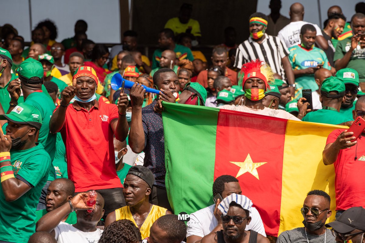 motion19store's tweet photo. Le public de #douala était heureux d’accueillir les @LIndomptables pour leur première rencontre au #JapomaStadium dans cette #CAN2021. 

📸 @Charlesyvan5 

#feelfree2create
#CANTotalEnergies2021 
#CanTotalEnergiescameroun2021 https://t.co/vvSBQCdNUj