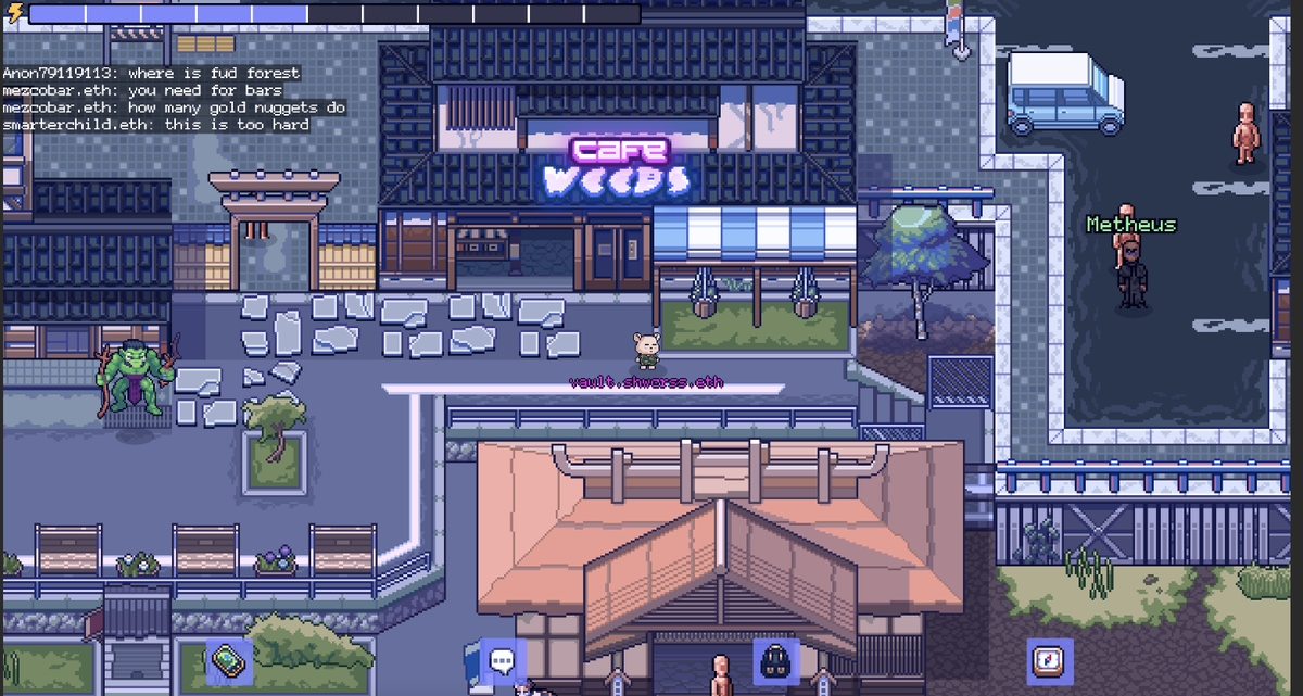 daveyxnull's tweet photo. @poopeye_nft @FlowtysNFT @ThePixlverse There's also a lot of room for using existing assets in projects like @Worldwide_WEB3's servers, or @nildupe's upcoming 2.5D metaverse. 

Jumped into www3 with my little the other day, and it was great - custom movement animation per collection too! https://t.co/rNP0J5O97q