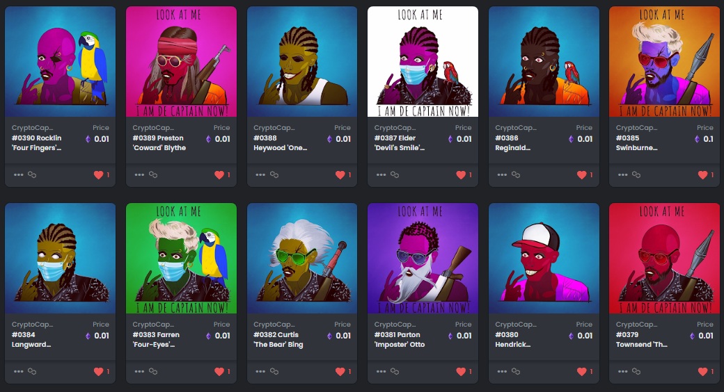 🔥Captains, captains, quartermaster and sailors!⚓️
🔥ETH: 0.001 each⚓️
🎁Like + RT + ⚓️Follow⚓️ to get rewards!🎁

opensea.io/collection/cry…

#OpenSeaNFT #CryptoCaptains #OdysseyO3 #OdysseyARTStudio #NFT #NFTArt #NFTArtist #DigitalArt #NFTCommunity #NFTs #CryptoArt #NFTCollector