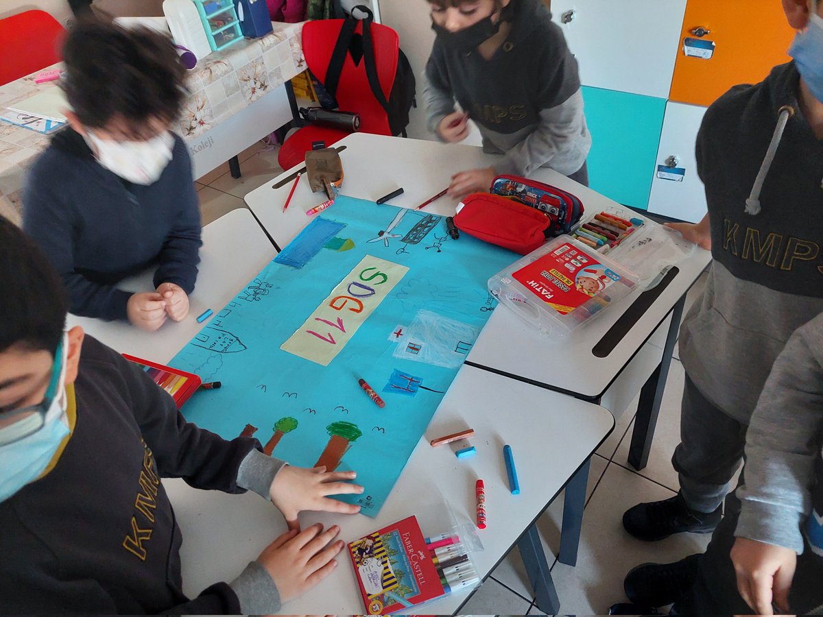 A4. We are happy to work on an SDG every week. #EdChatIND #SDG4BW <a href="/hakanozer2/">hakan ozer</a> <a href="/EdChatEU/">#EdChatEU 🇪🇺</a> <a href="/JenWilliamsEdu/">Jennifer Williams</a> #GoalsProject 💪