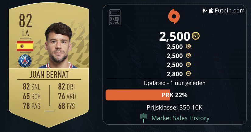 BelTopFutTrade's tweet photo. Enjoy profit! #FUT22 #FUT #FIFA22 #trading #TOTY https://t.co/ywYyeM6J4V