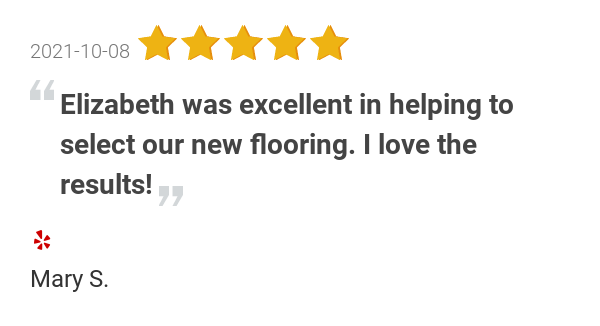 goldriverfa's tweet photo. New 5.0-star Review: "Elizabeth was excellent in helping to select our new flooring. I love the results!" https://t.co/T3Z7pM3rGm