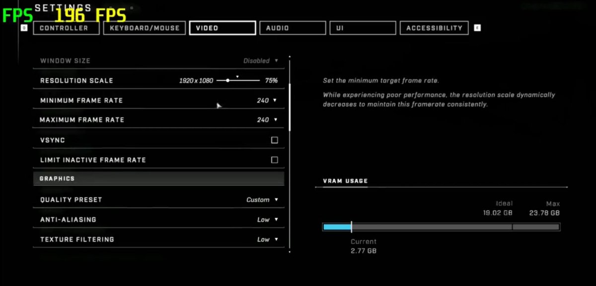 HyperMythTV's tweet photo. @KIRNEILL Does anyone know how his resolution scale is dropped to 75% but still maintains 1920x1080? @KIRNEILL https://t.co/LHnaddxL0A