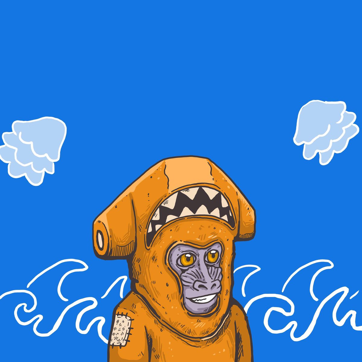 <a href="/ape_psycho/">PsychoBull</a> Baby Baboon #2 
Want to get this Baby ?  get two bored baboons and you might be the lucky holder to get this Baby Shark Baboon . <a href="/opensea/">OpenSea</a> <a href="/PostMalone/">Post Malone</a> #NFTs #NFT #NFTGiveaway #NFTdrop #nftart #NFTartist #nftcollector #nftape #NFTCommunity #openseanfts #rareNFT