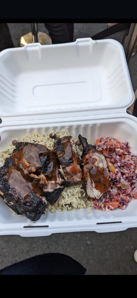 JameesClark's tweet photo. @FootyScran Jerk Chicken AFC Wimbledon £10 https://t.co/4bndYTa03M