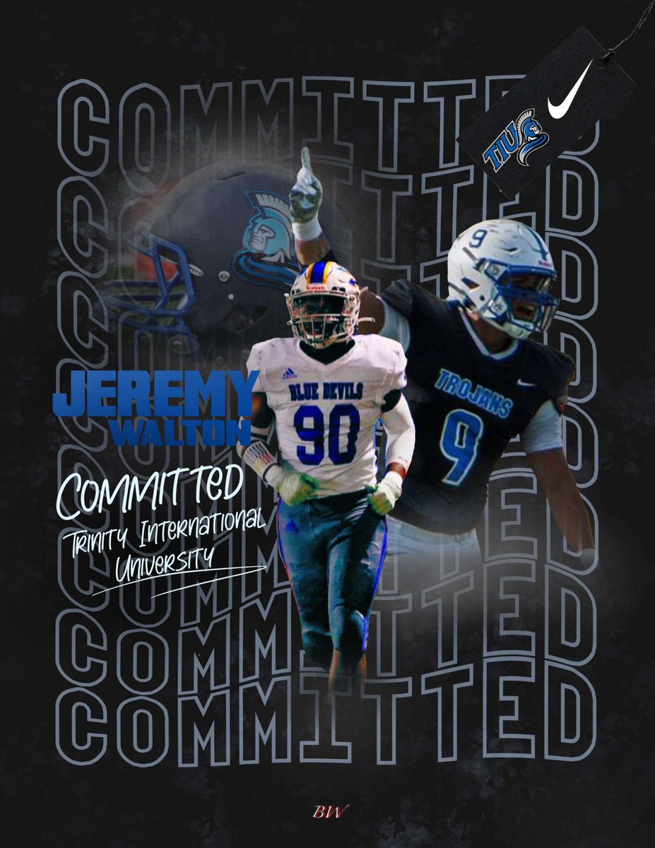 I am extremely blessed and excited to say that I will further my baseball and Football career at Trinity International University!!!🔵⚫️
<a href="/KerryNeal56/">Kerry Neal</a> <a href="/QDemps/">Coach Q</a> <a href="/CoachTillman/">Willie Jamel Tillman</a> <a href="/mylifeisjake/">JAKE WILLIAMS</a> <a href="/wthsfb/">WTHS Blue Devil FB</a> <a href="/Phouly31/">pete houlihan</a> <a href="/CoachBigPete/">Peter "Coach Big Pete" Leinweber</a> @PBRIllinois
