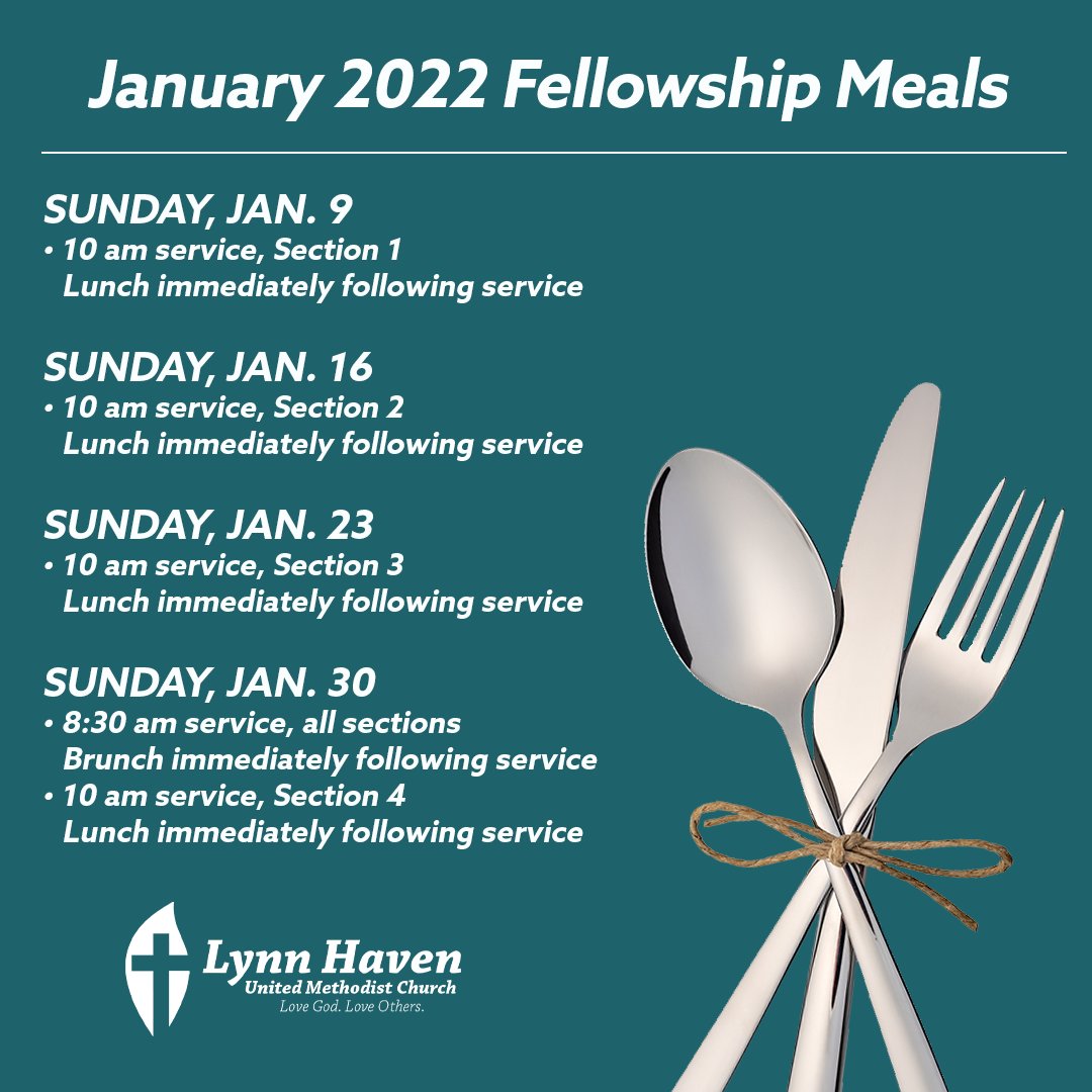 LynnHavenMC's tweet image. Tomorrow we're wrapping up our series of fellowship/section meals! We'll have brunch for the 8:30 am attendees and lunch for the 10 am service attendees, immediately following the worship services. If you attend one of our online services, you are welcome to come at either time!
