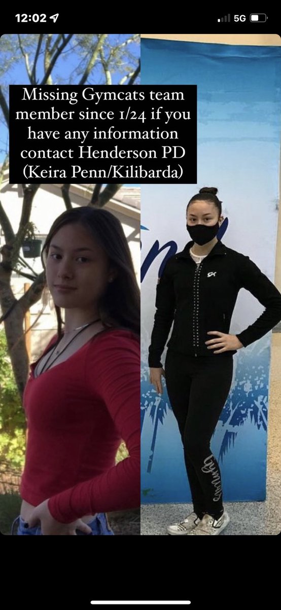 kailin_chio's tweet photo. one of my teammates, Keira Penn has gone missing. please contact henderson PD @HendersonPD if you have seen or have any information about her! THANK YOU! https://t.co/SuPBTITmQ5