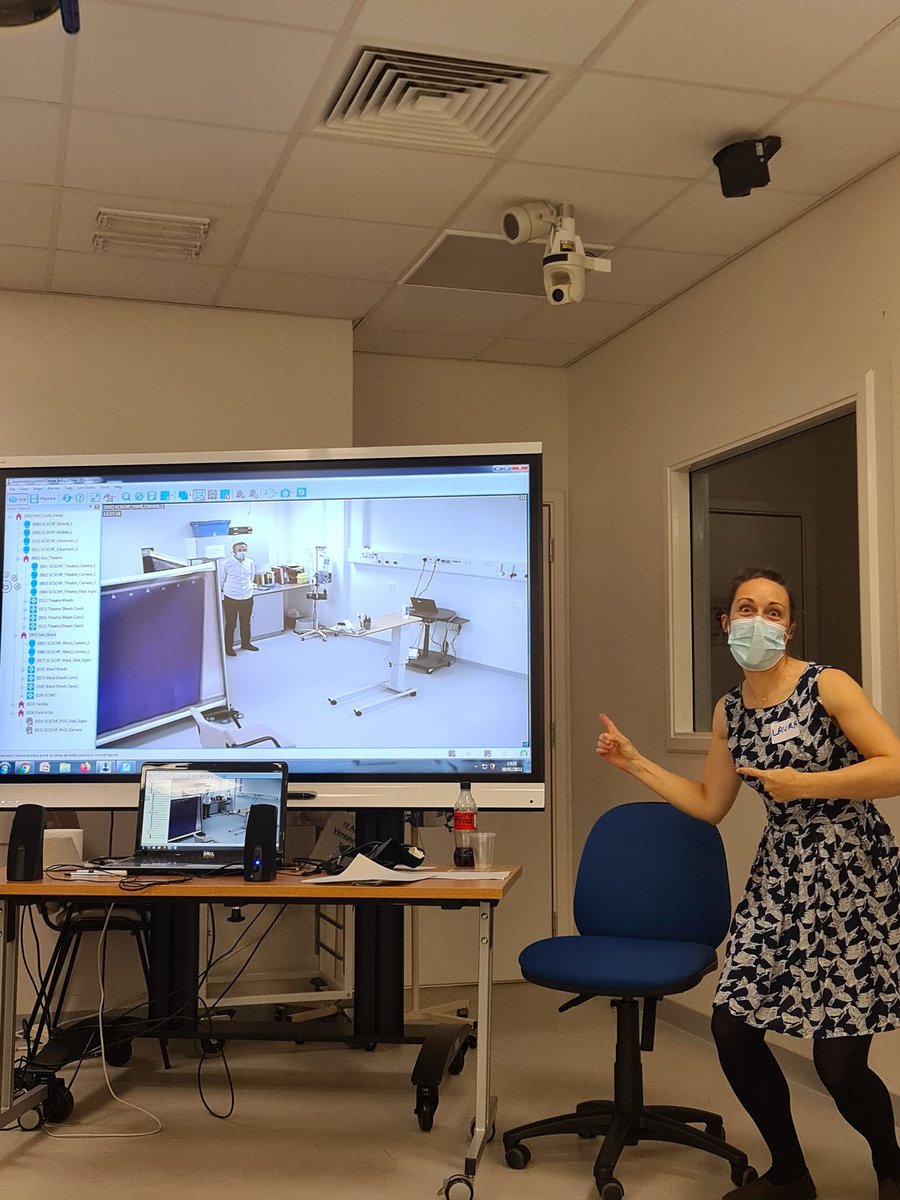 OLoanJennifer's tweet photo. @Lauramcauley4 delighted the tech was working pre simulation! informative and fun day @scotsimcentre @NES_Pharmacy recommend #simstart training for anyone looking to get involved in simulation training. https://t.co/CEgTHjJteg
