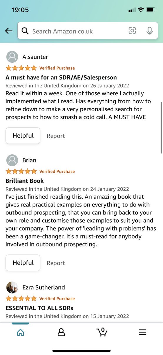 richard_refract's tweet image. Heart warming reviews about problemprospecting.com

One of the best things I’ve ever done is write this book, due to the amount of sales reps it’s helped out.